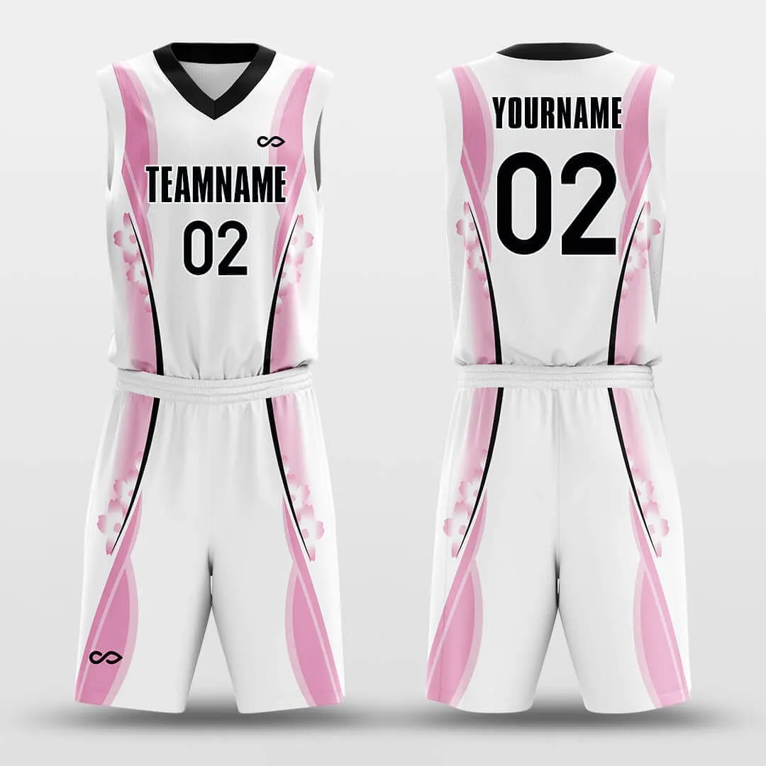 Cherry Blossom - Customized Basketball Jersey Set Sublimated