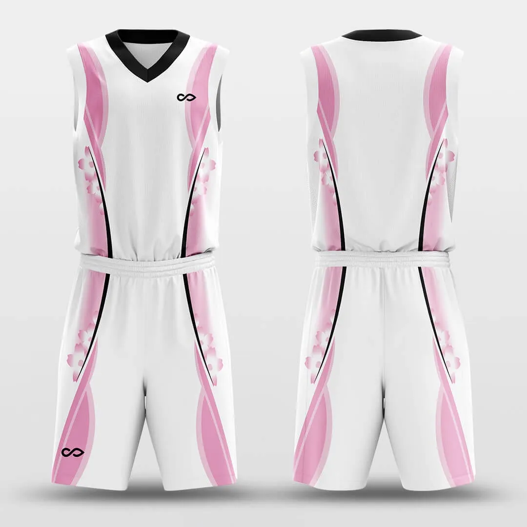 Cherry Blossom - Customized Basketball Jersey Set Sublimated