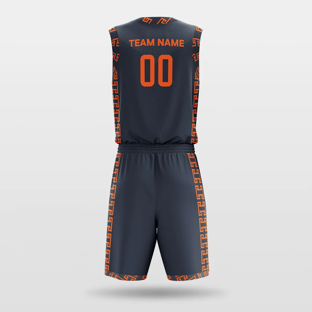 Chinese knot - Customized Sublimated Basketball Set