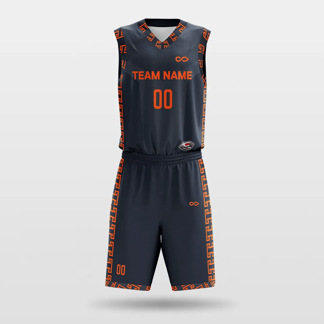 Chinese knot - Customized Sublimated Basketball Set