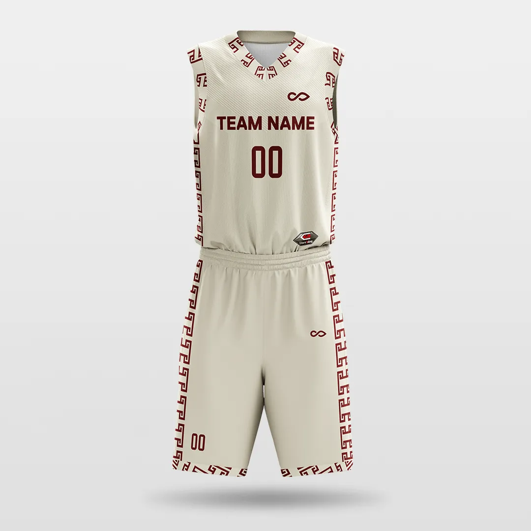 Chinese knot - Customized Sublimated Basketball Set