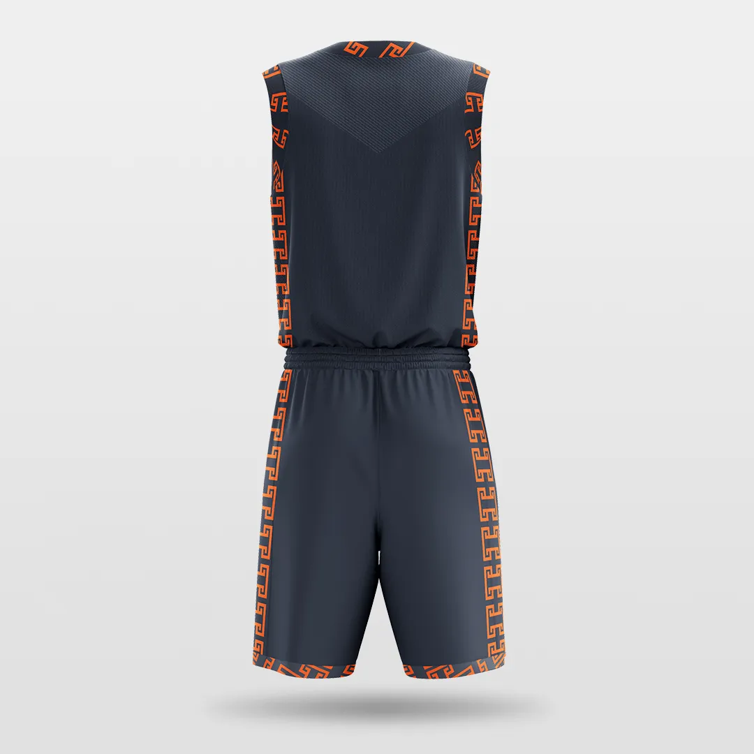 Chinese knot - Customized Sublimated Basketball Set