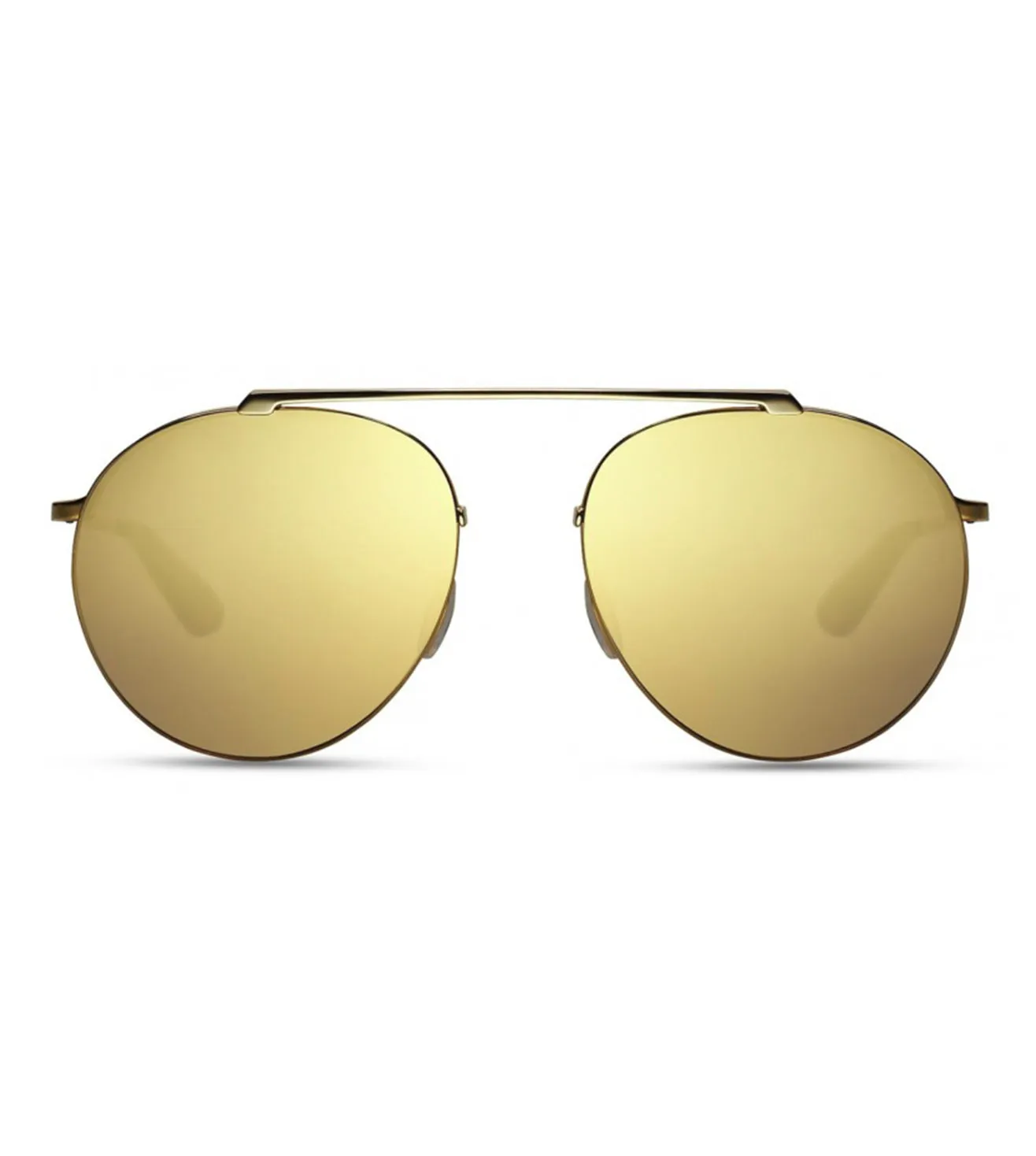 Christian Roth Unisex Gold Aviator Sunglasses