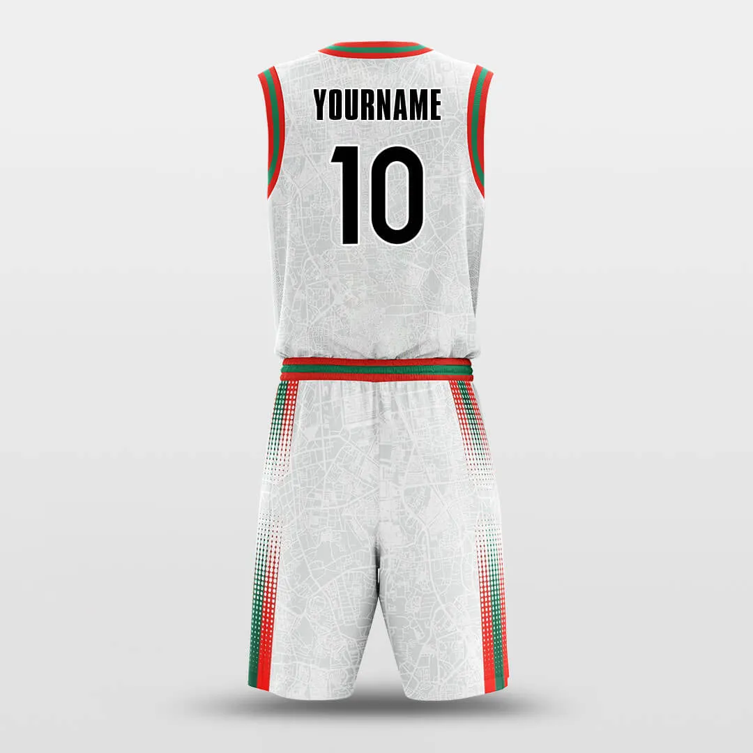 Christmas Map - Customized Basketball Jersey Set Design