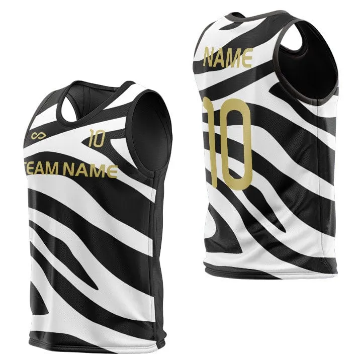 Classic Zebra Print - Custom Training Bibs Sublimation Design