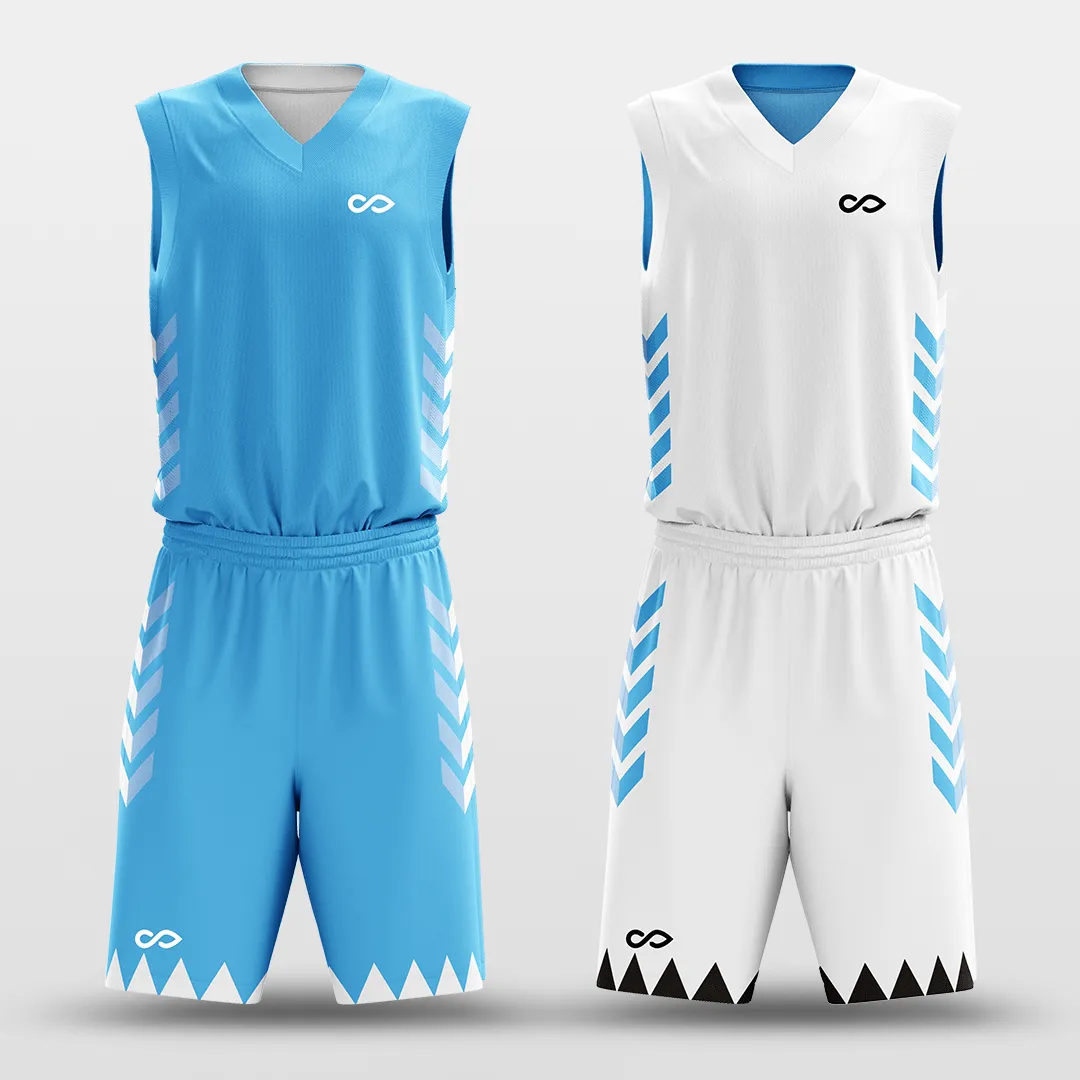 CLASSIC17 - Customized Reversible Sublimated Basketball Set