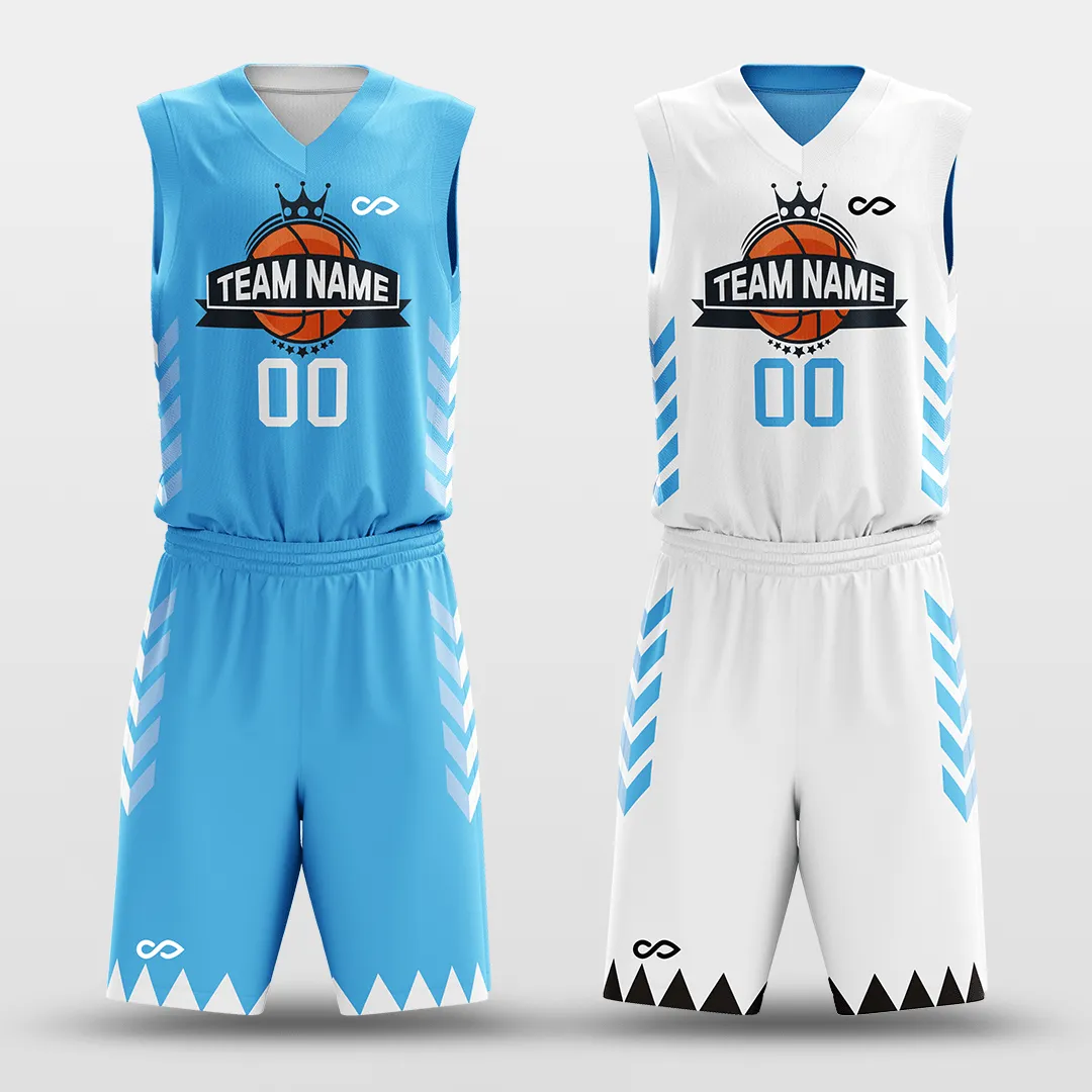 CLASSIC17 - Customized Reversible Sublimated Basketball Set