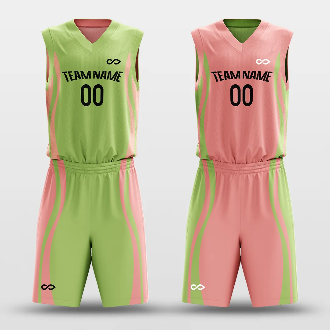 CLASSIC28 - Customized Reversible Sublimated Basketball Set