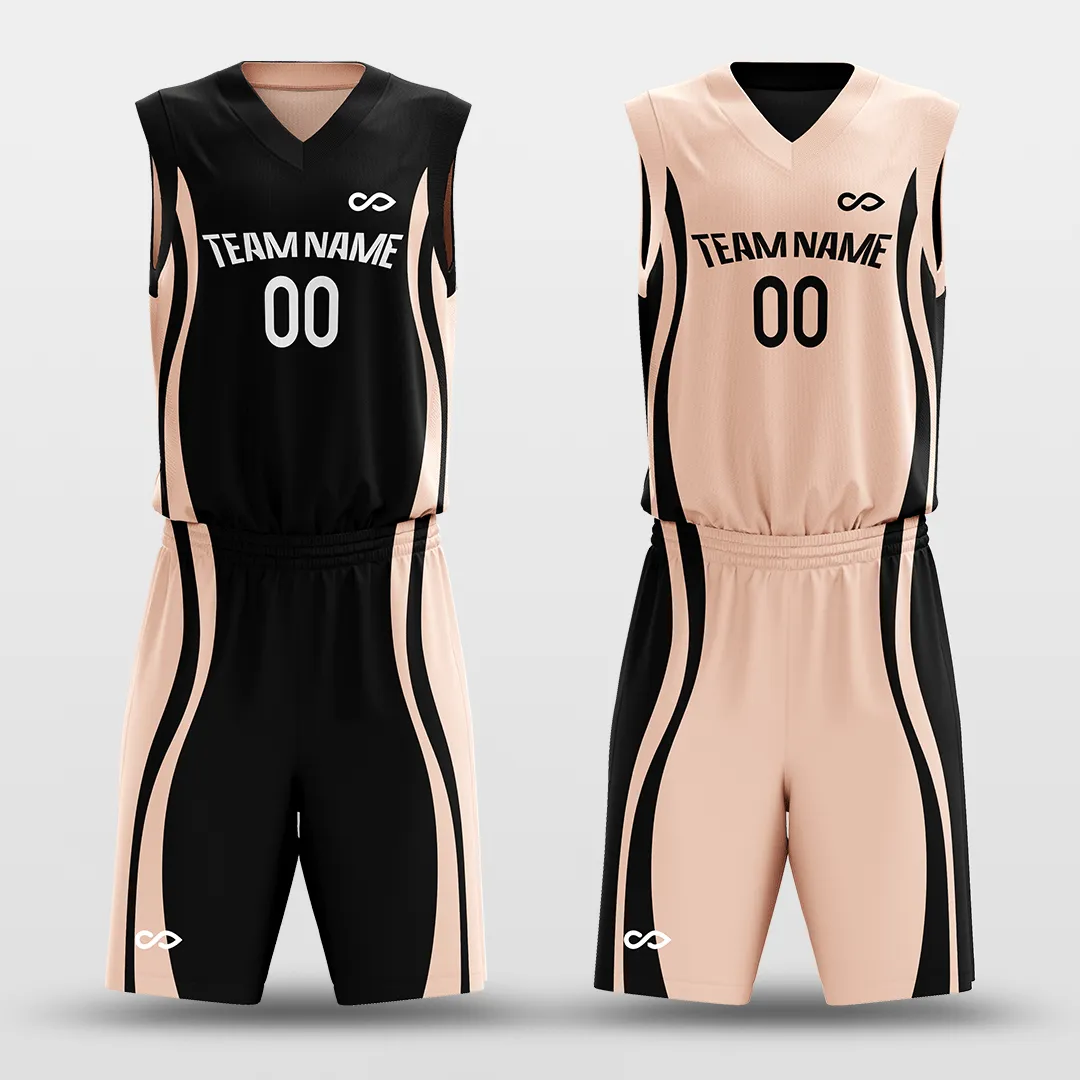 CLASSIC28 - Customized Reversible Sublimated Basketball Set