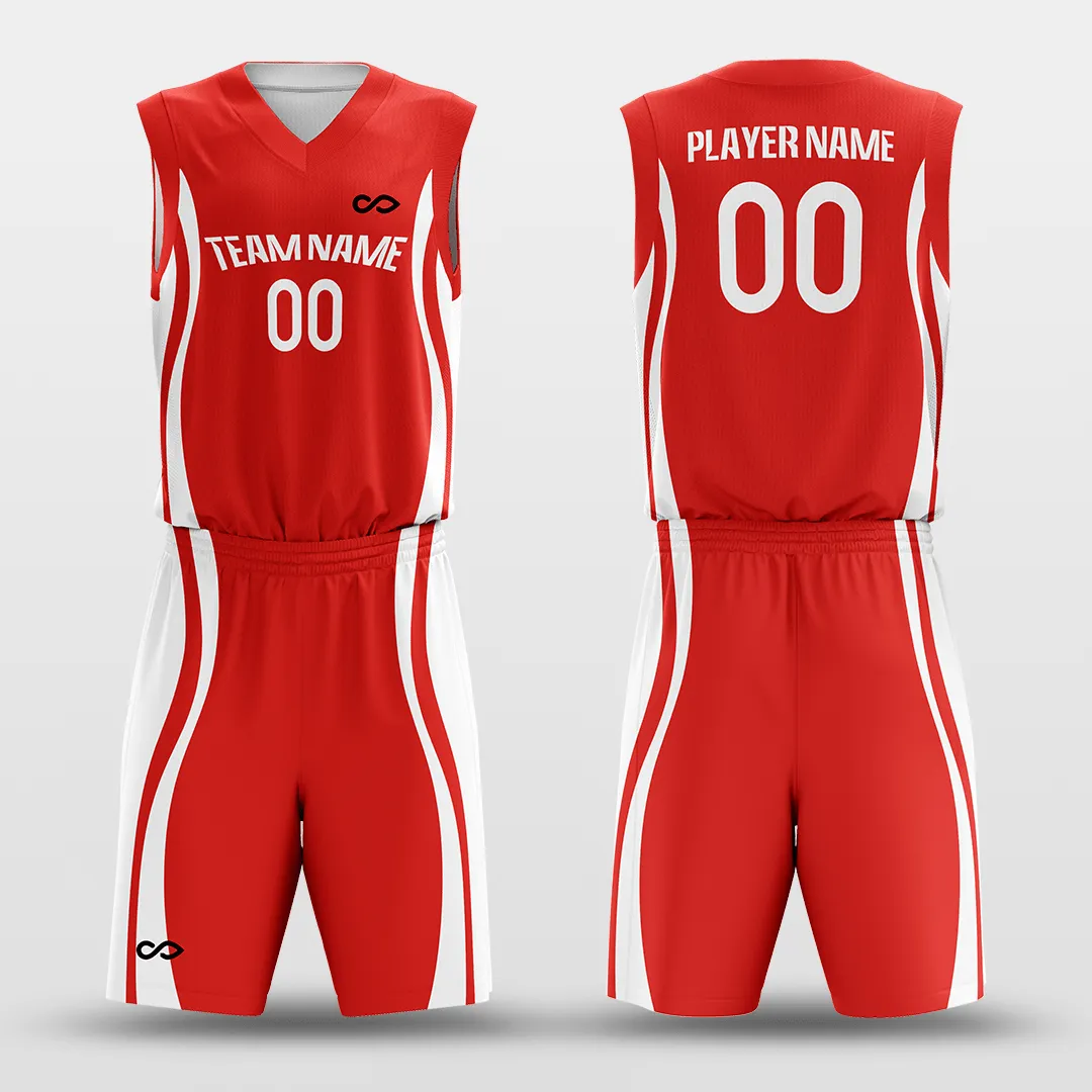 CLASSIC28 - Customized Reversible Sublimated Basketball Set