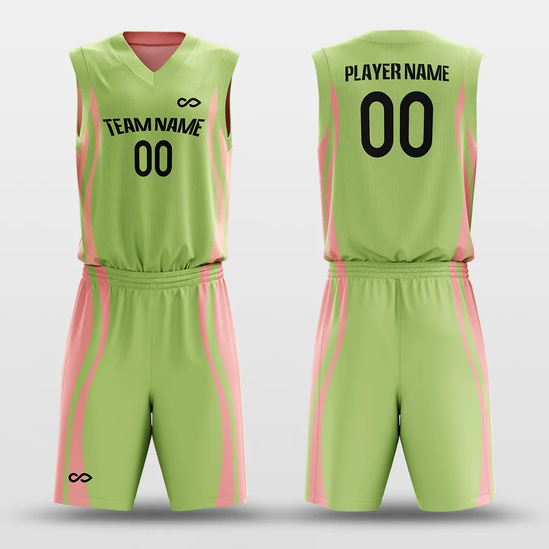 CLASSIC28 - Customized Reversible Sublimated Basketball Set