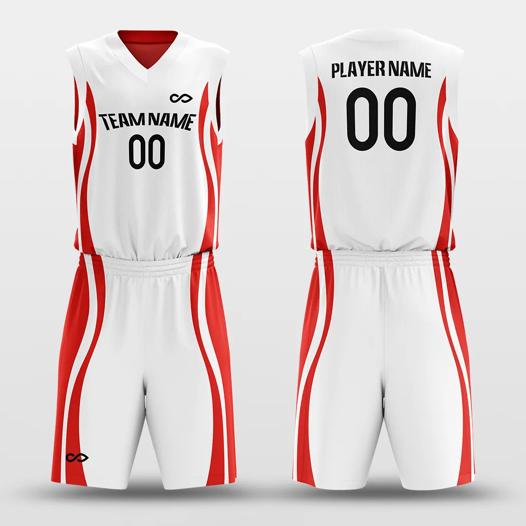 CLASSIC28 - Customized Reversible Sublimated Basketball Set