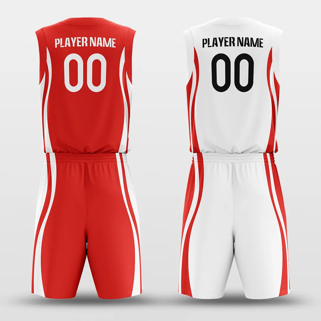 CLASSIC28 - Customized Reversible Sublimated Basketball Set