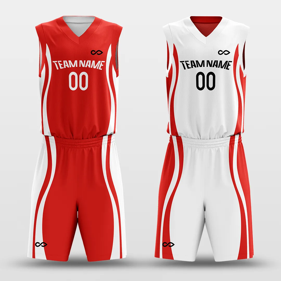 CLASSIC28 - Customized Reversible Sublimated Basketball Set