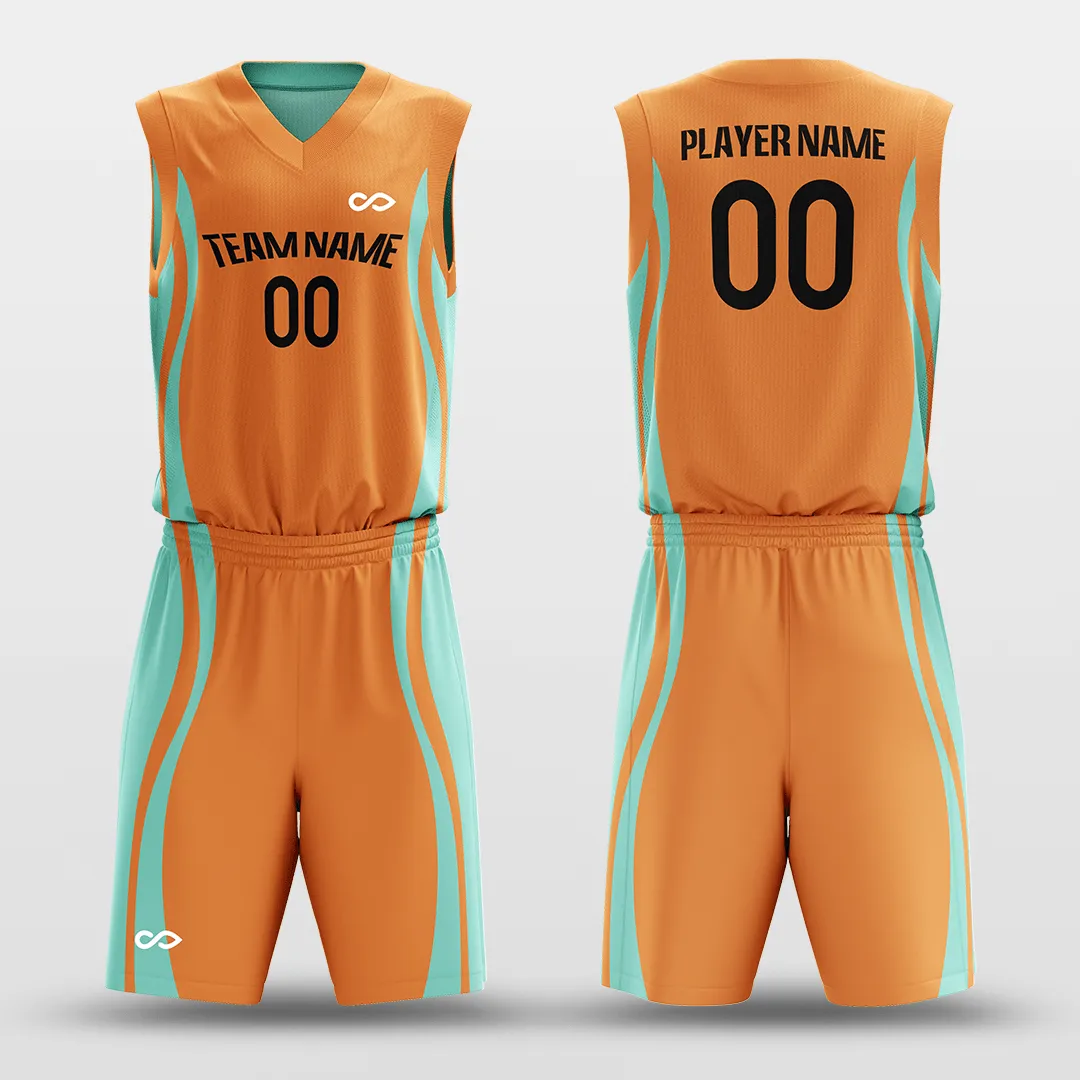 CLASSIC28 - Customized Reversible Sublimated Basketball Set