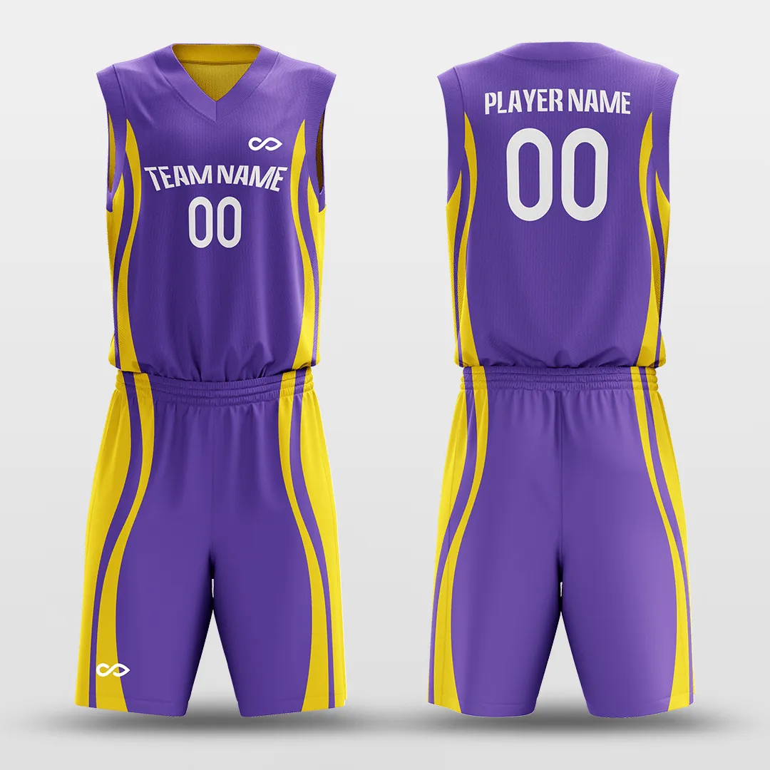 CLASSIC28 - Customized Reversible Sublimated Basketball Set