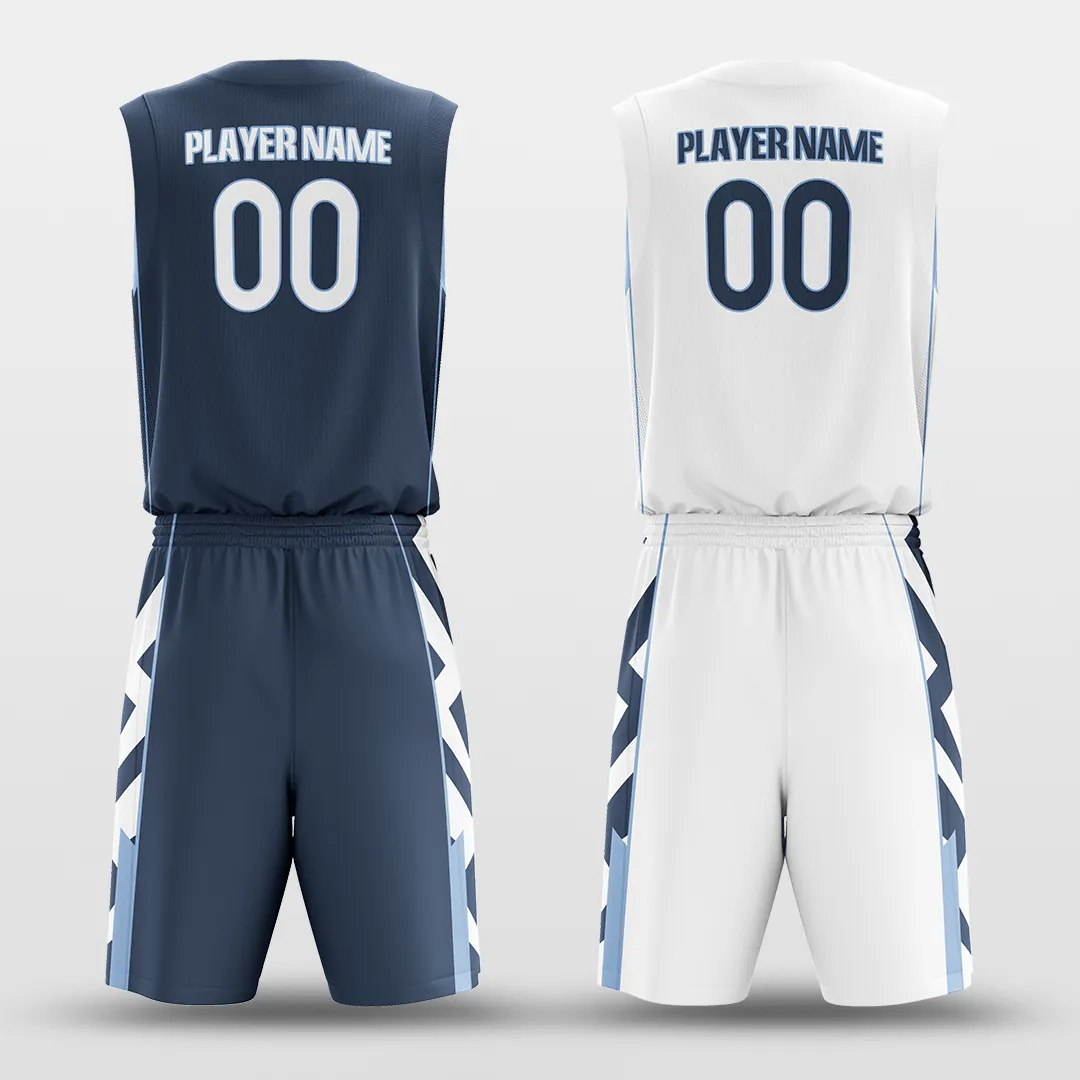 Classic38 - Customized Reversible Sublimated Basketball Set