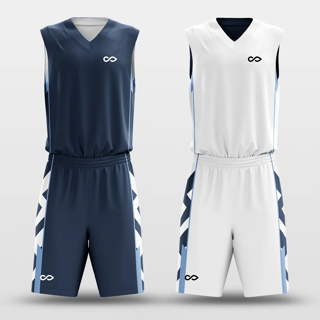 Classic38 - Customized Reversible Sublimated Basketball Set