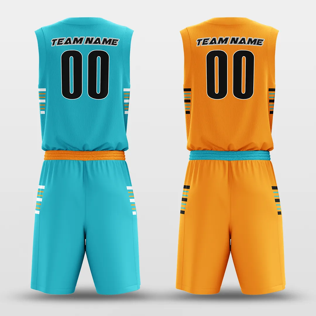 Classic49- Customized Reversible Sublimated Basketball Set