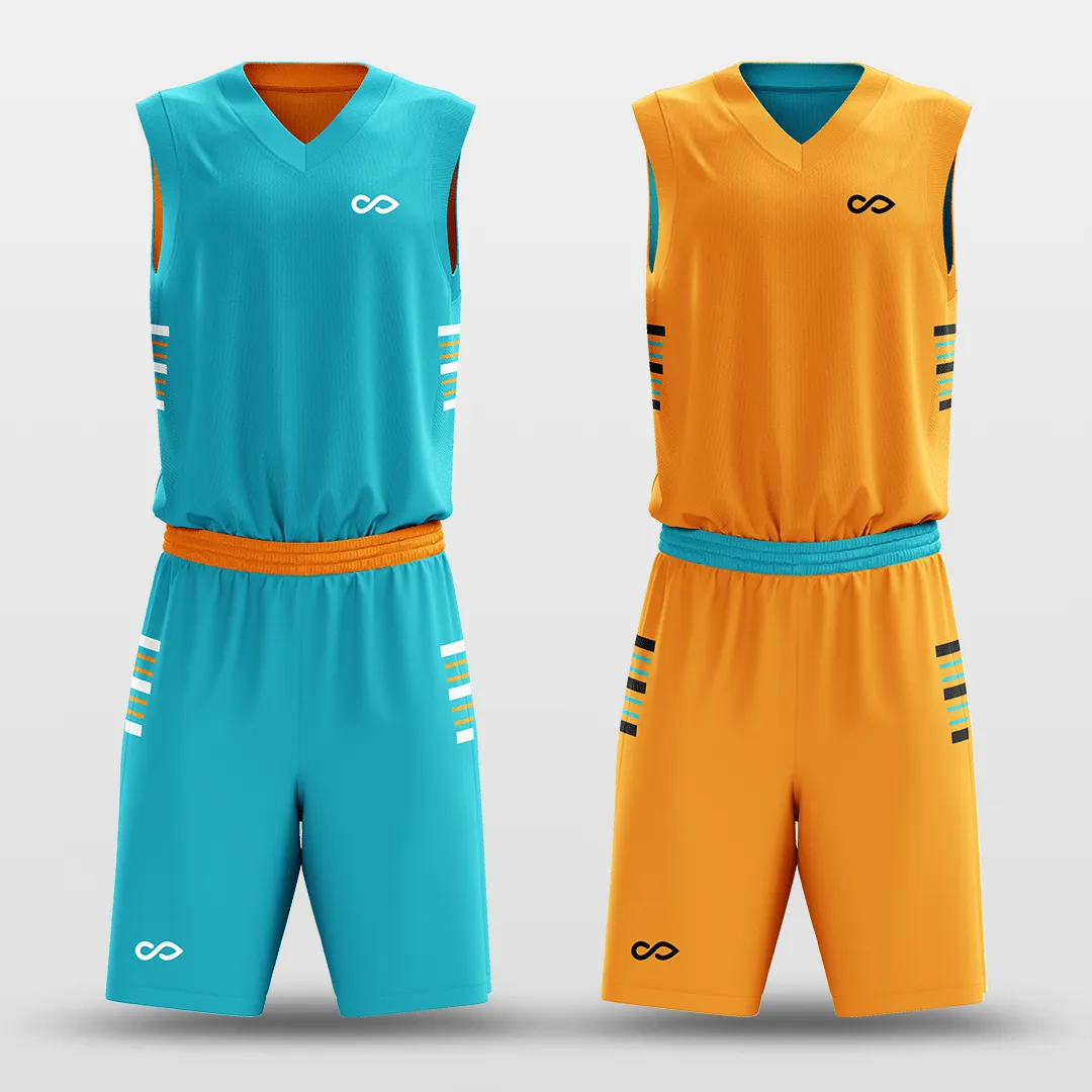 Classic49- Customized Reversible Sublimated Basketball Set