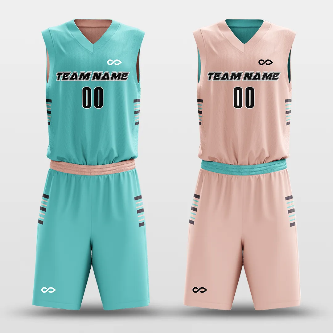 Classic49- Customized Reversible Sublimated Basketball Set