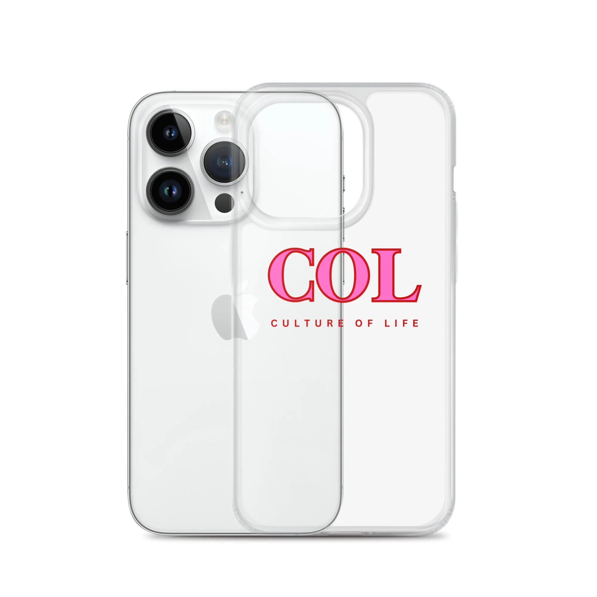 Clear COL Logo Clear iPhone® Case