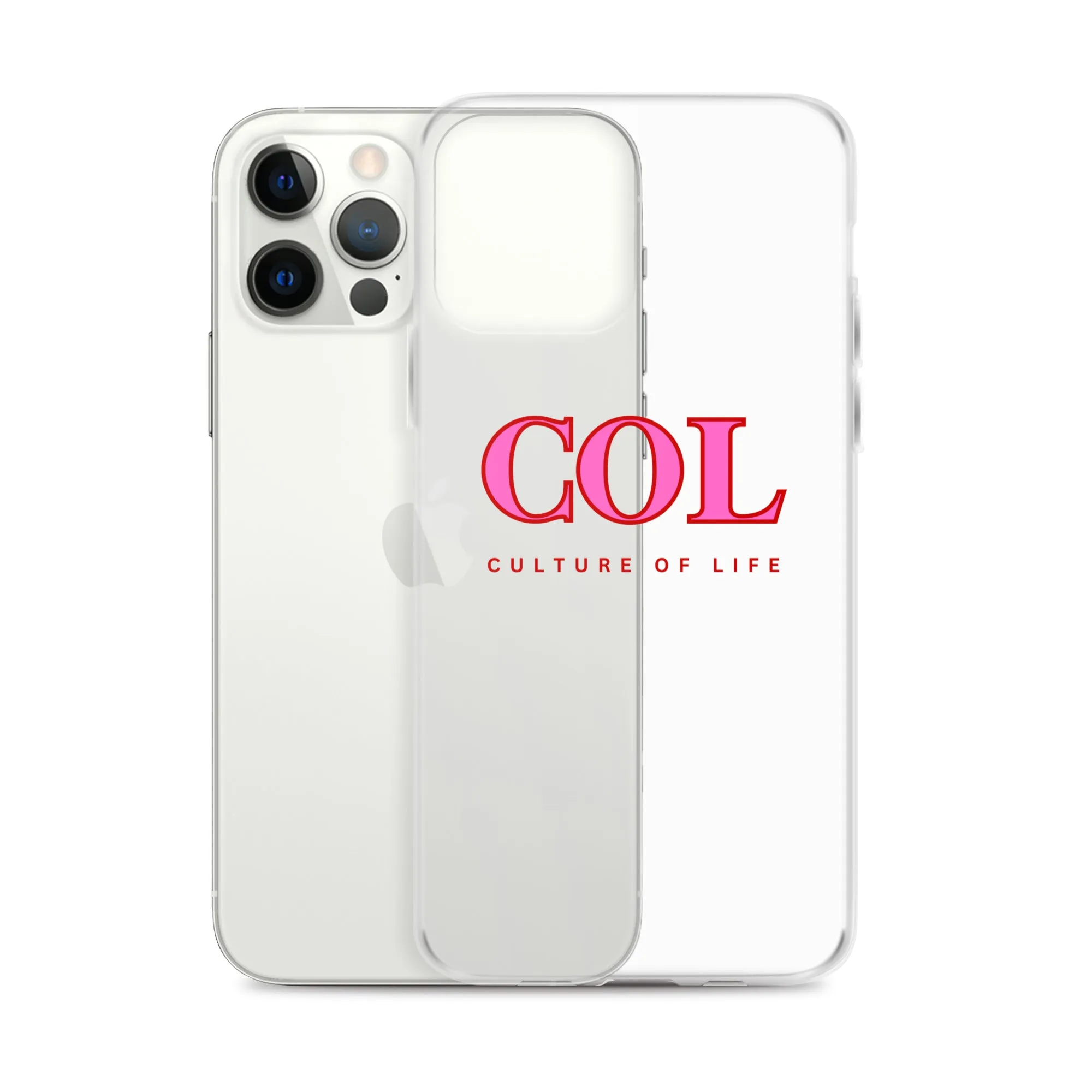 Clear COL Logo Clear iPhone® Case