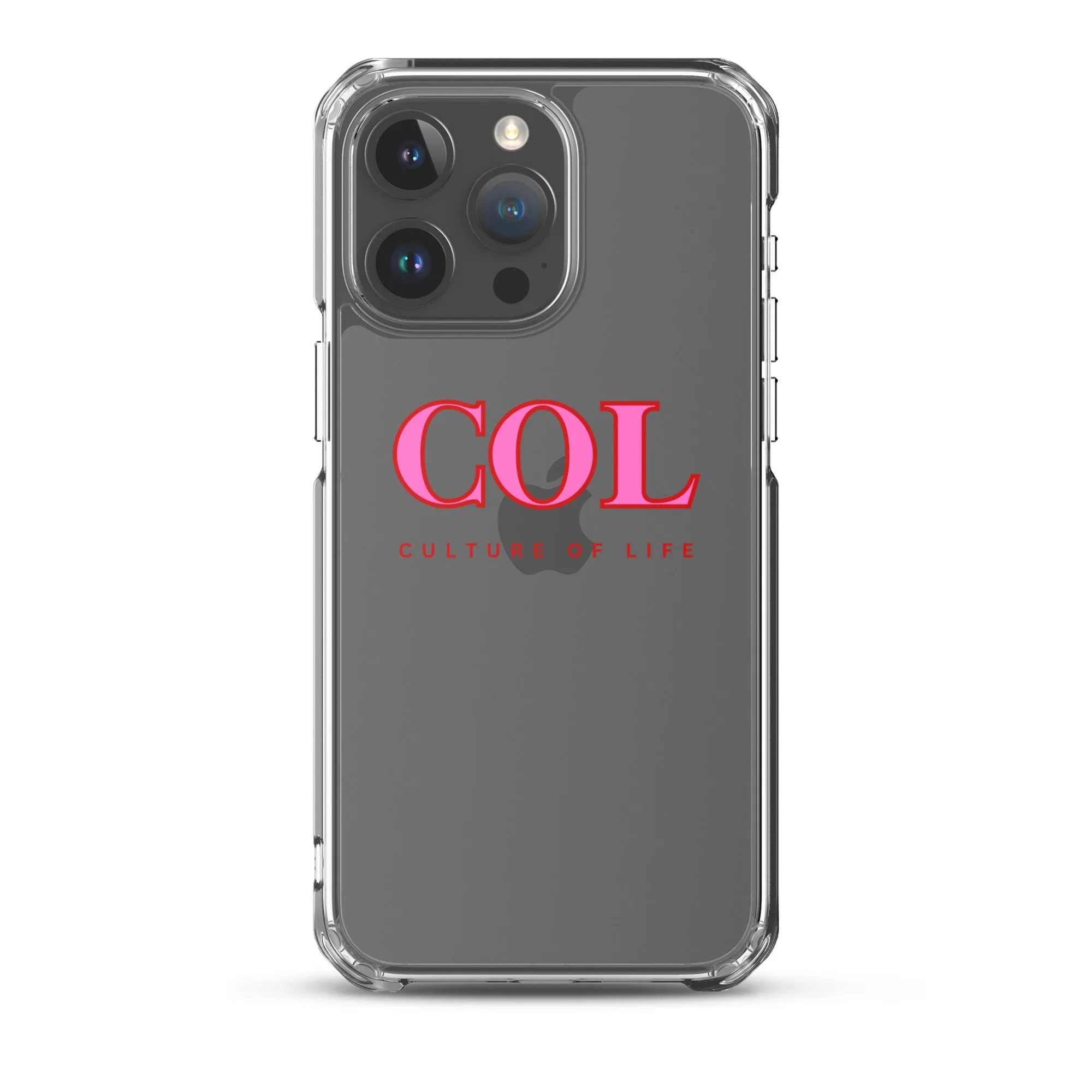 Clear COL Logo Clear iPhone® Case