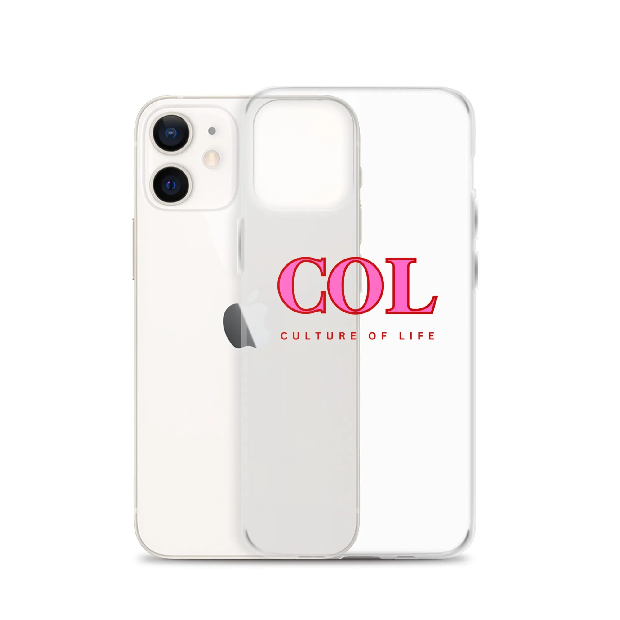 Clear COL Logo Clear iPhone® Case