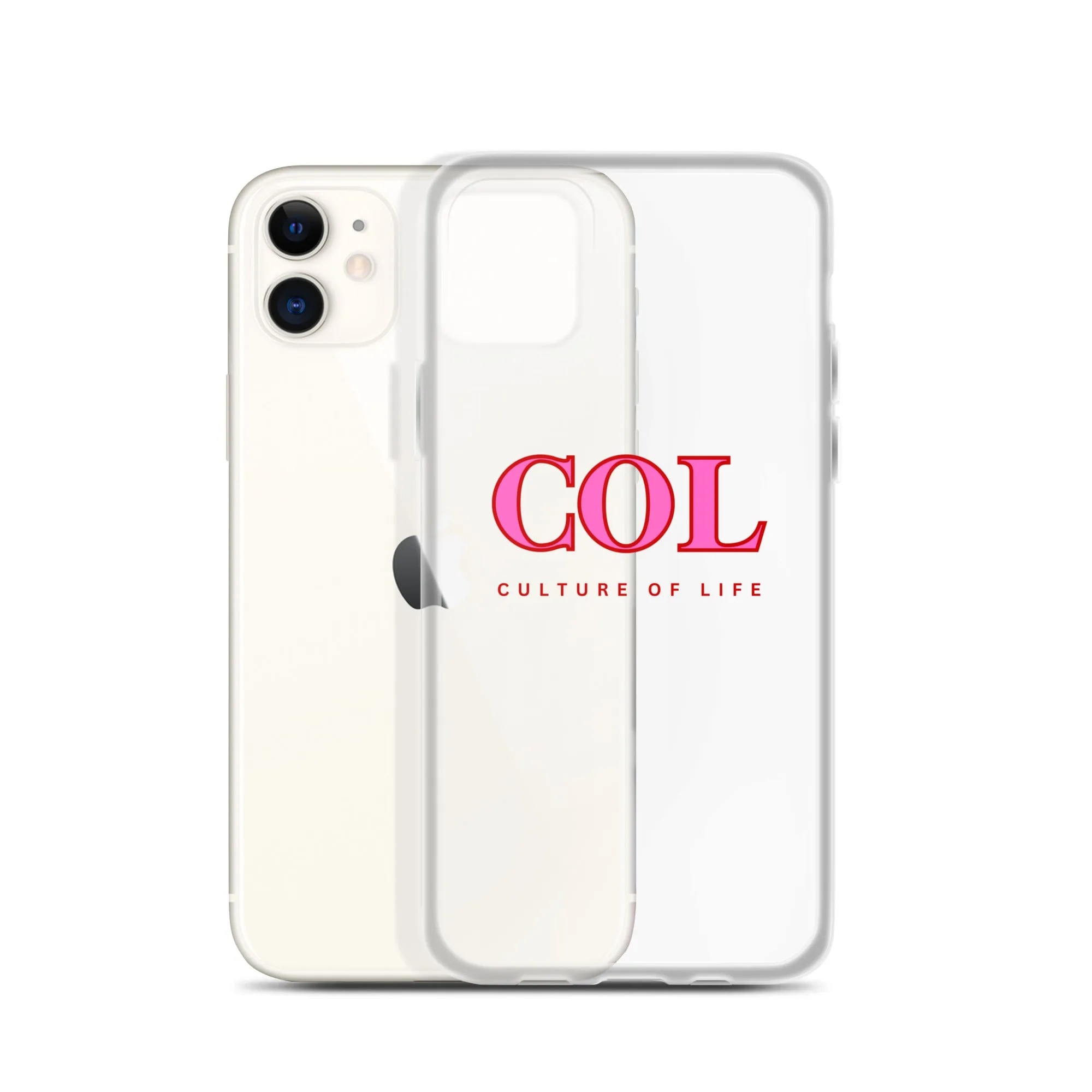 Clear COL Logo Clear iPhone® Case