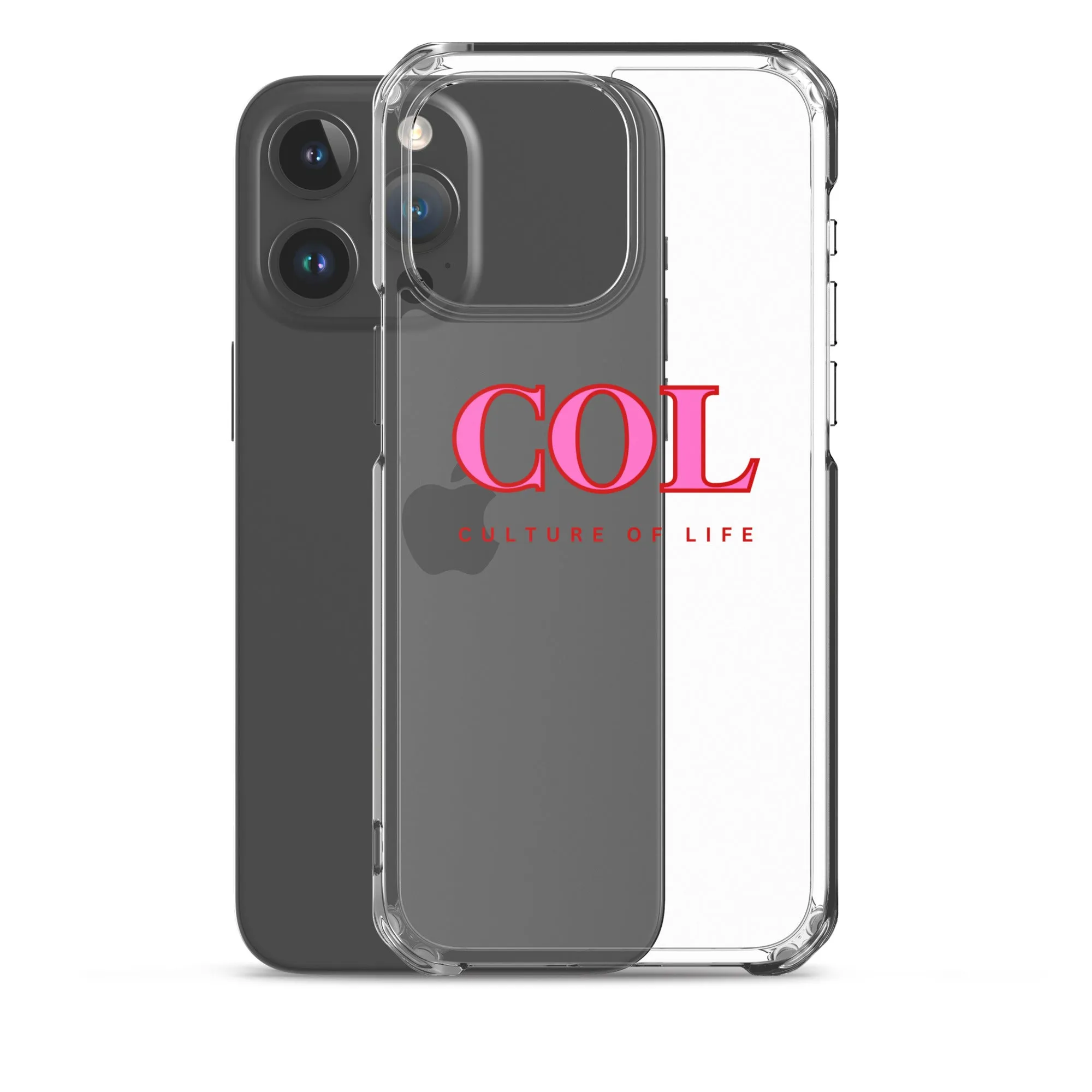 Clear COL Logo Clear iPhone® Case