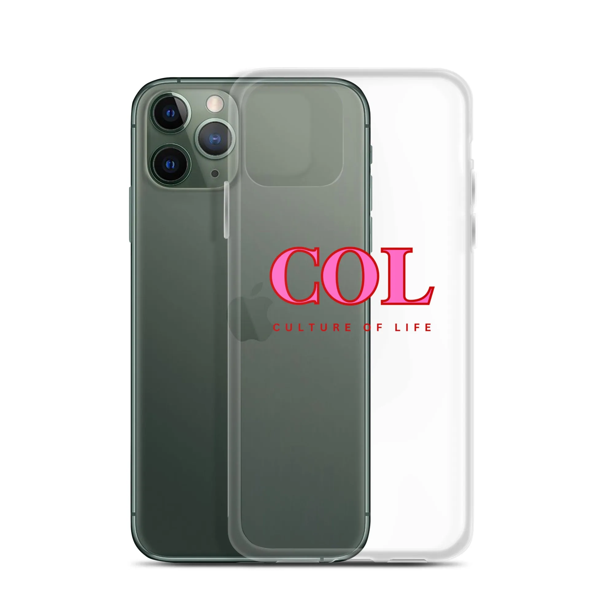 Clear COL Logo Clear iPhone® Case