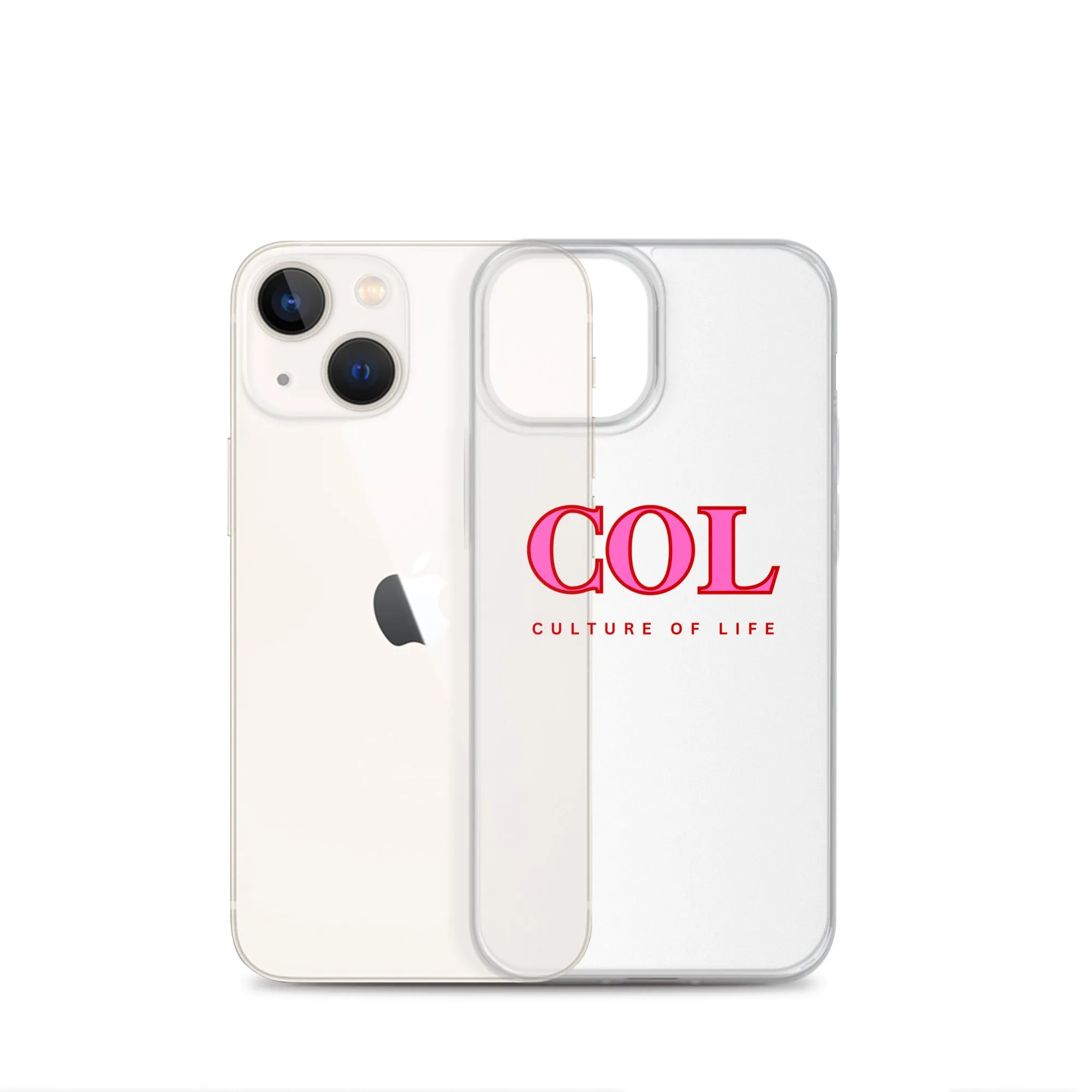 Clear COL Logo Clear iPhone® Case