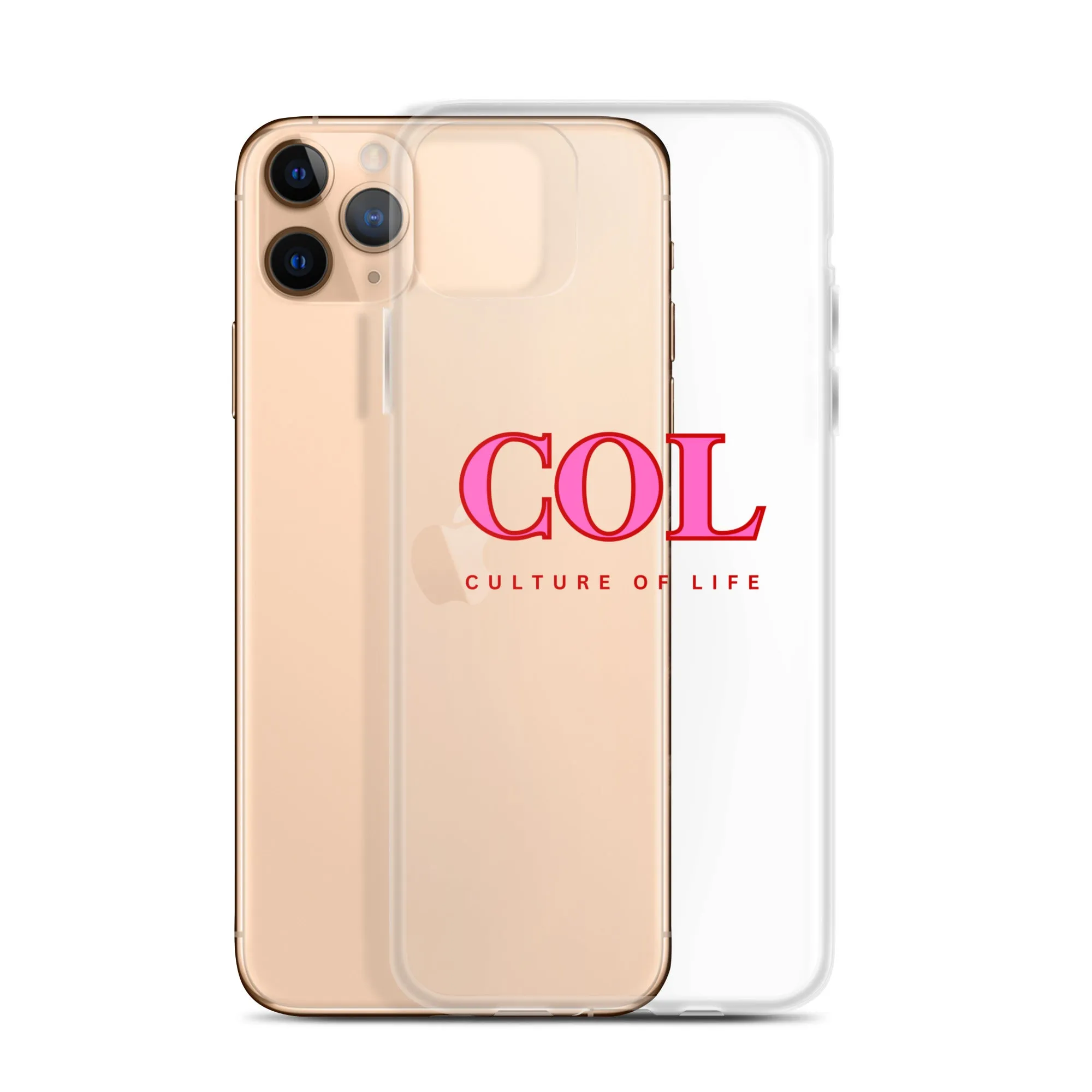 Clear COL Logo Clear iPhone® Case