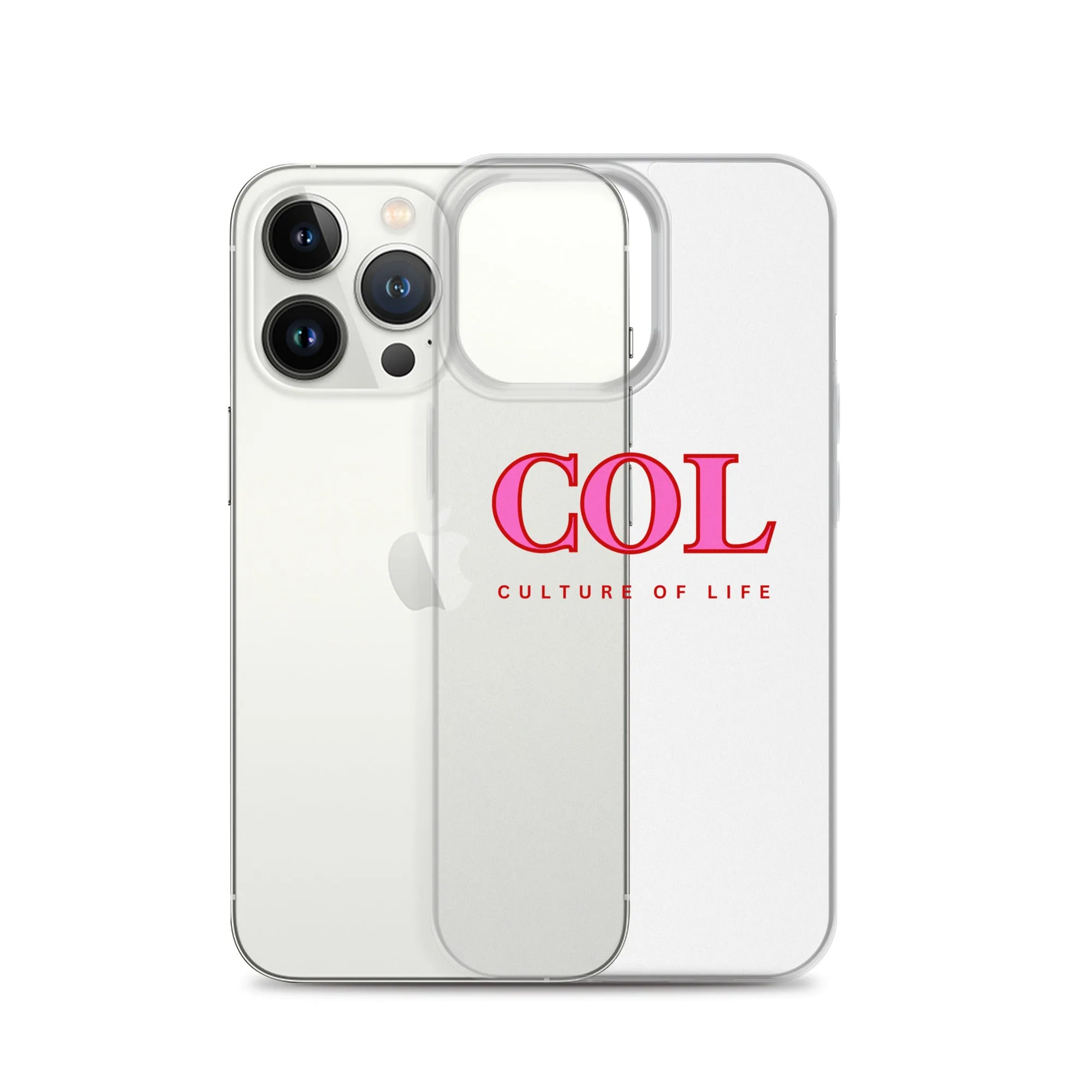 Clear COL Logo Clear iPhone® Case