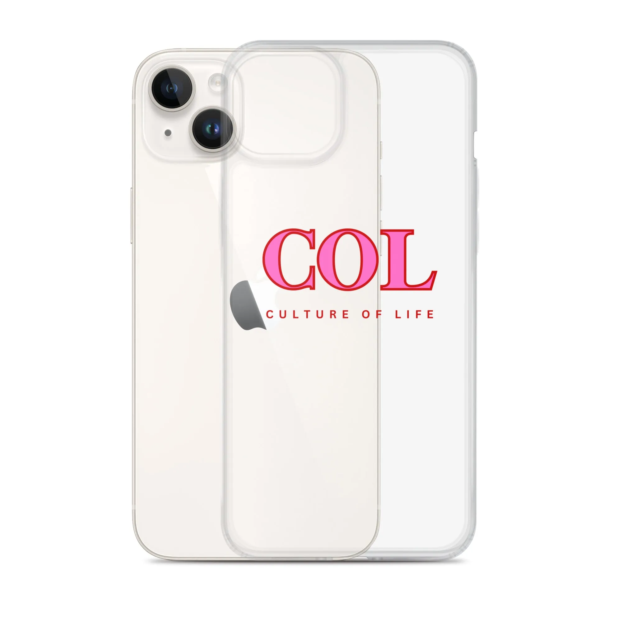 Clear COL Logo Clear iPhone® Case