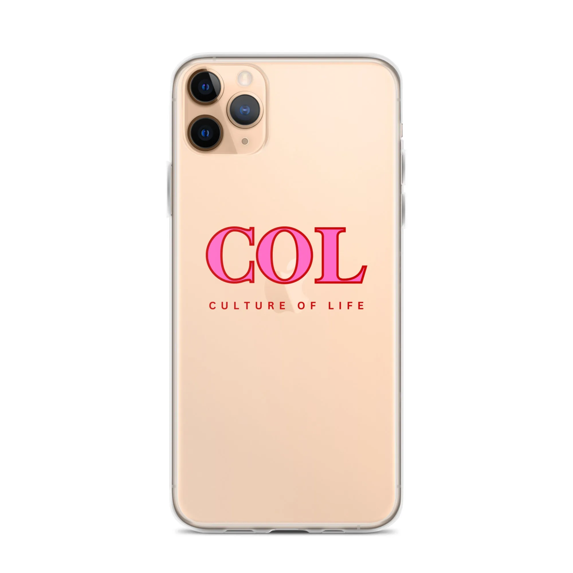 Clear COL Logo Clear iPhone® Case