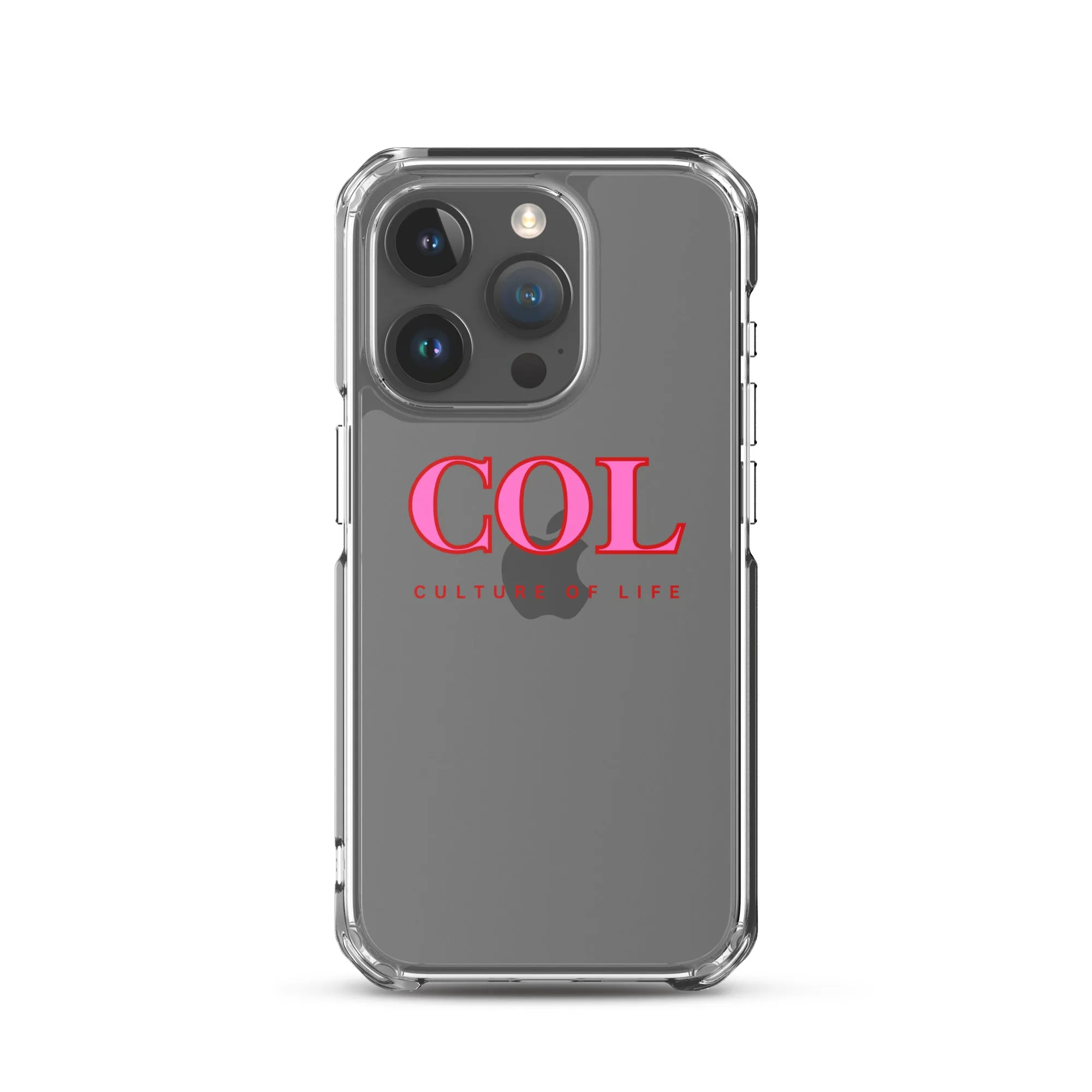 Clear COL Logo Clear iPhone® Case