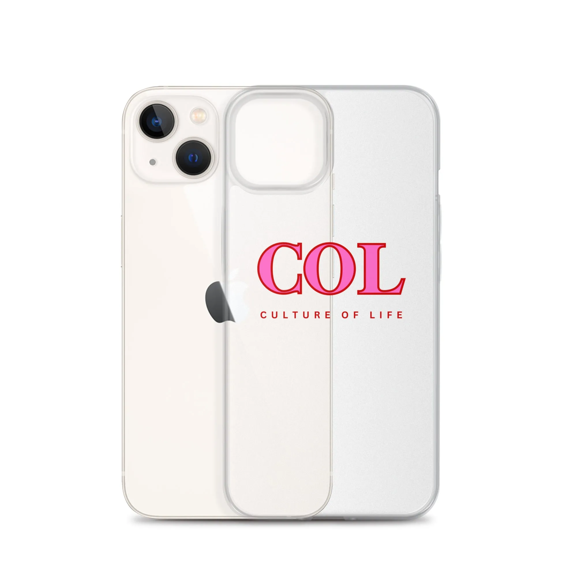 Clear COL Logo Clear iPhone® Case