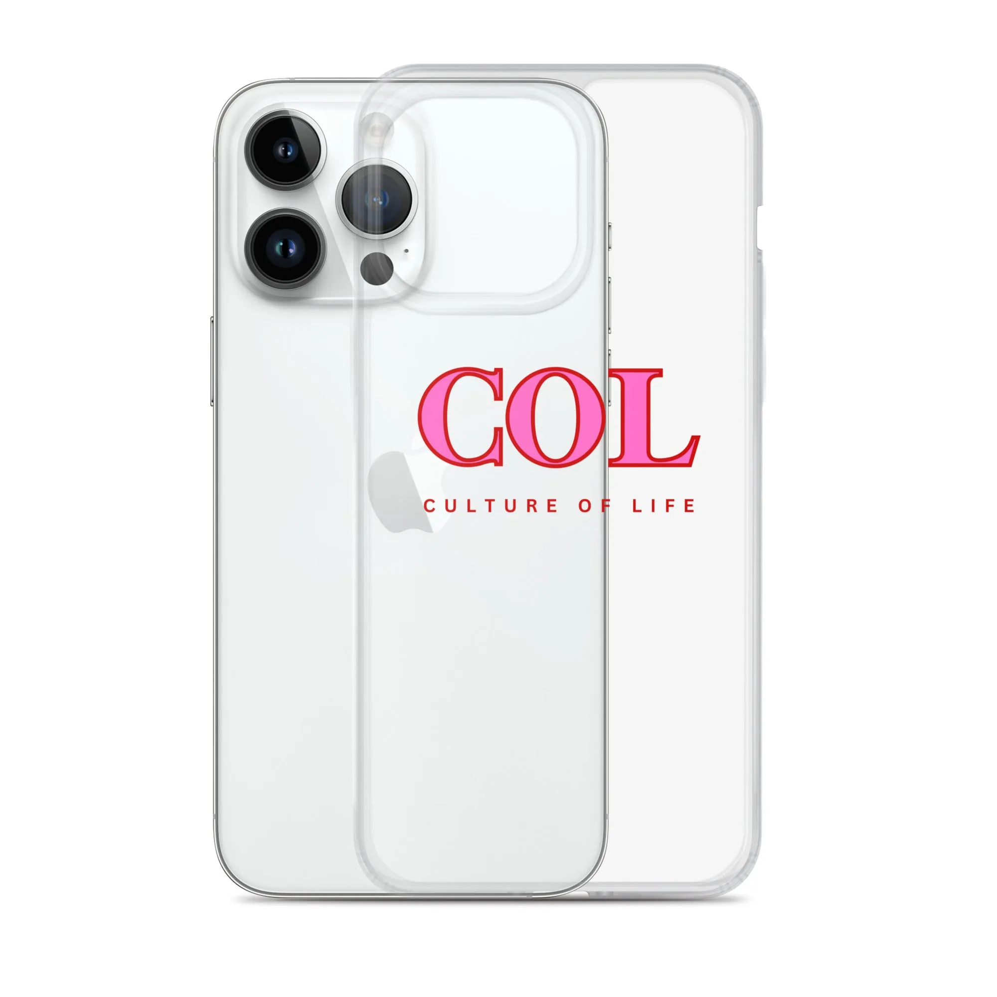 Clear COL Logo Clear iPhone® Case