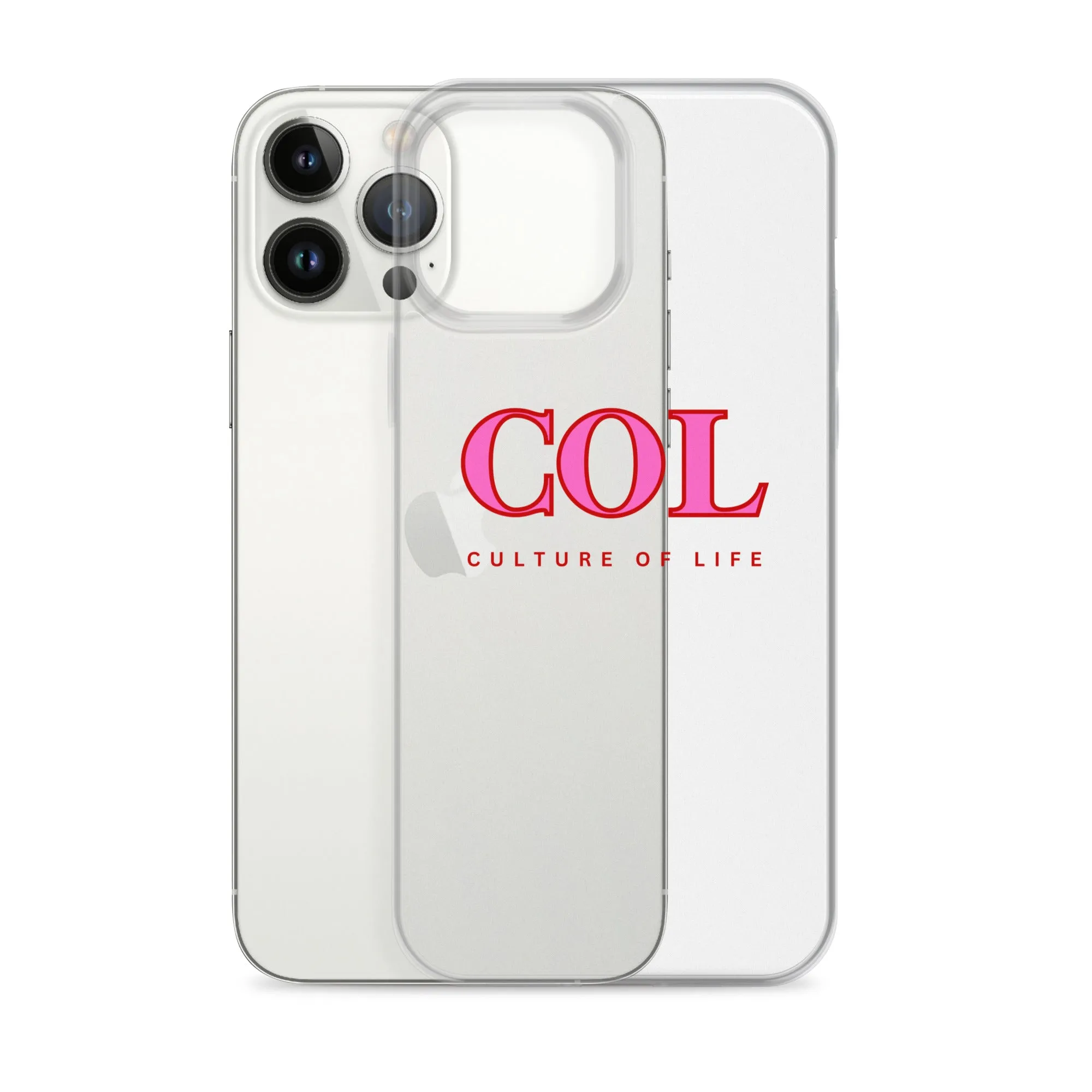 Clear COL Logo Clear iPhone® Case