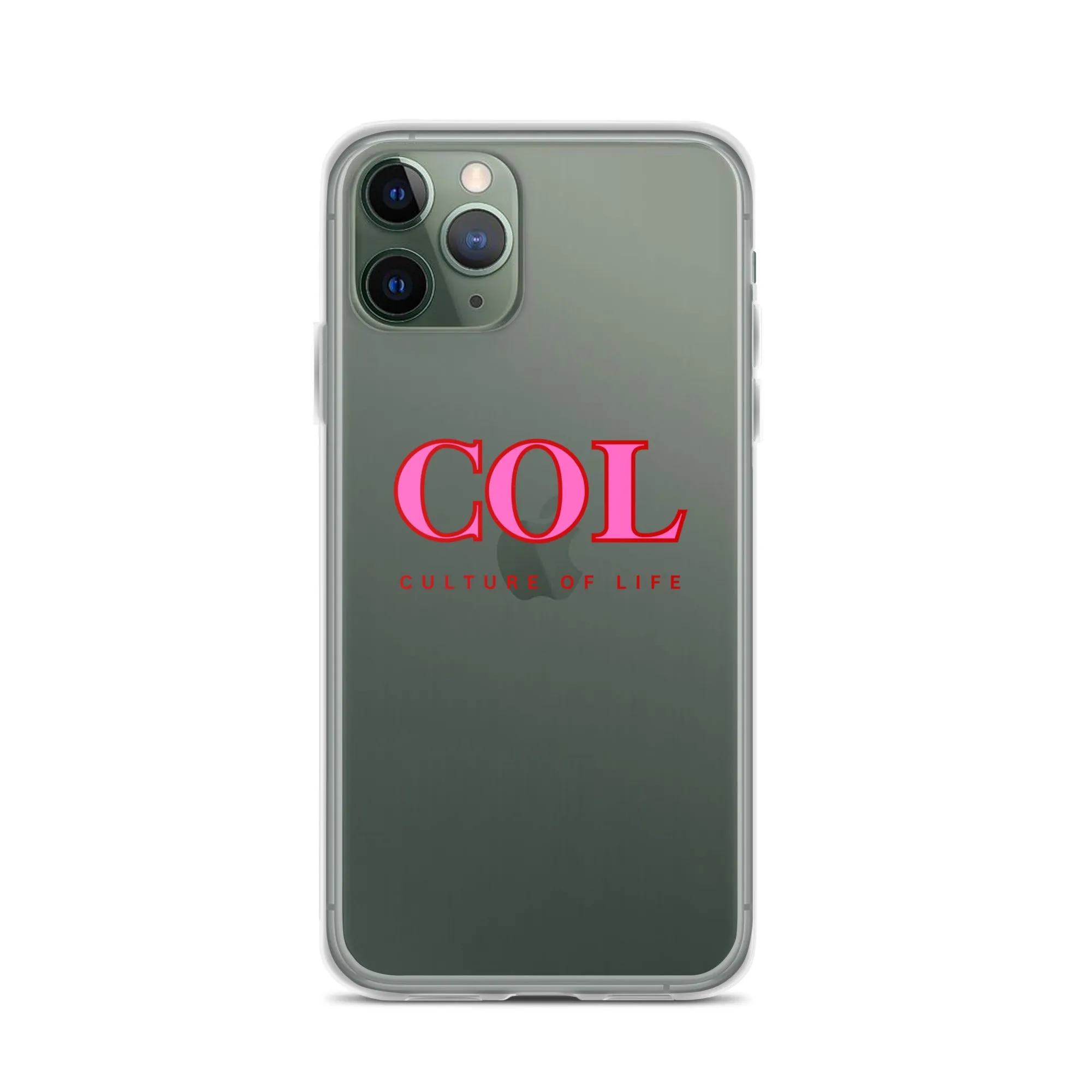 Clear COL Logo Clear iPhone® Case