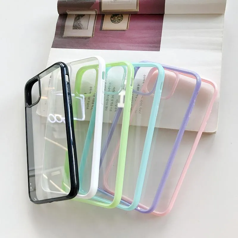 Clear Color Bumper iPhone Case