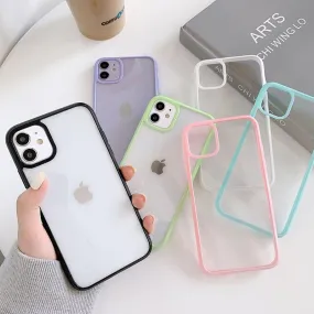 Clear Color Bumper iPhone Case