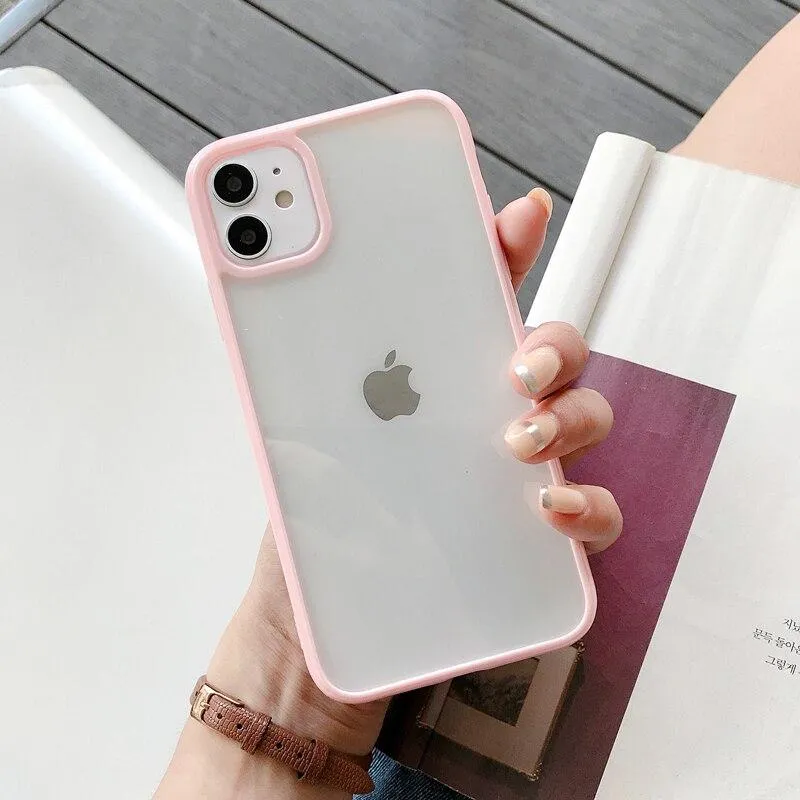 Clear Color Bumper iPhone Case