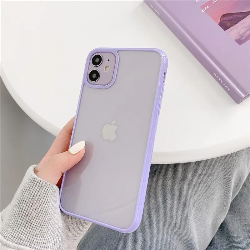 Clear Color Bumper iPhone Case