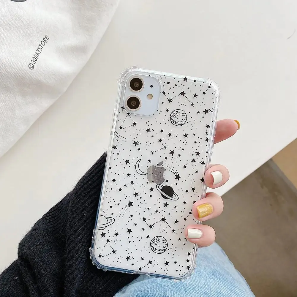 Clear Cosmos Phone Case