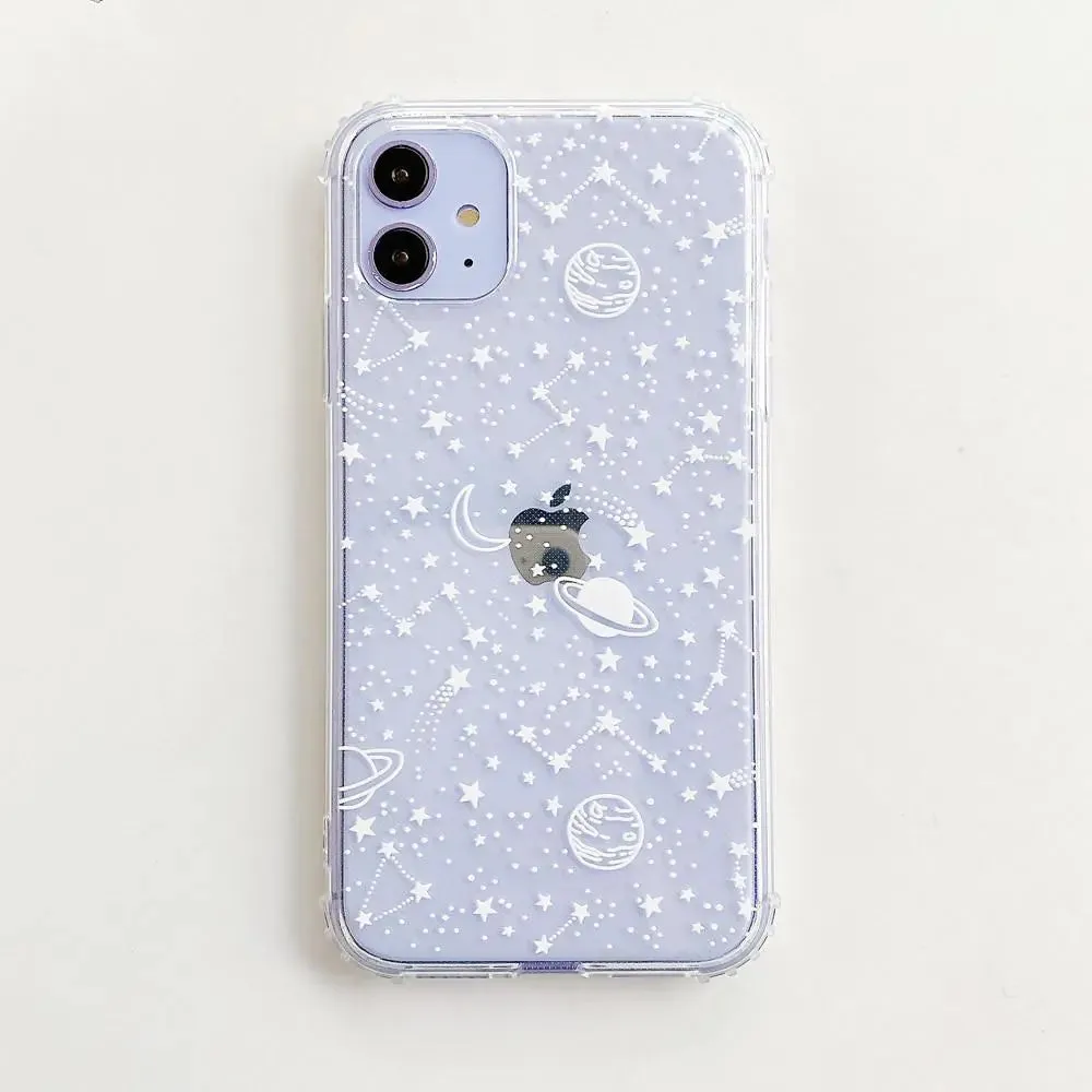 Clear Cosmos Phone Case