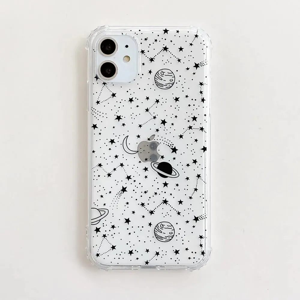 Clear Cosmos Phone Case