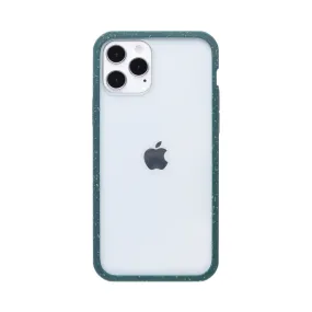 Clear iPhone 12/iPhone 12 Pro Case with Green Ridge